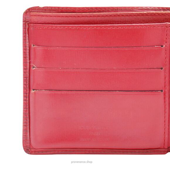 🔴 Louis Vuitton Marco Wallet - Red Epi Leather - Picture 7 of 9